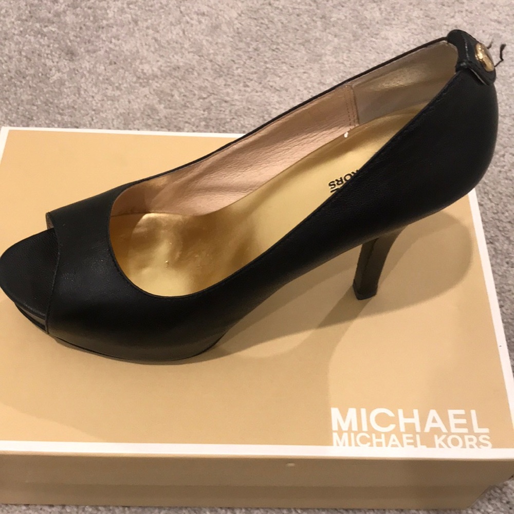 MICHAEL Michael Kors Miami open toe pumps